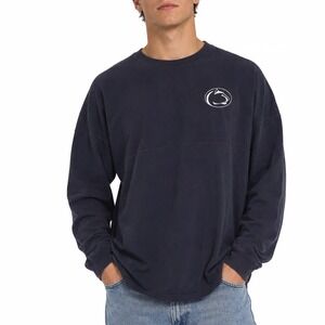 Penn State Nittany Lions Sweatshirt Mens Medium Navy Pressbox Cotton Crew Neck